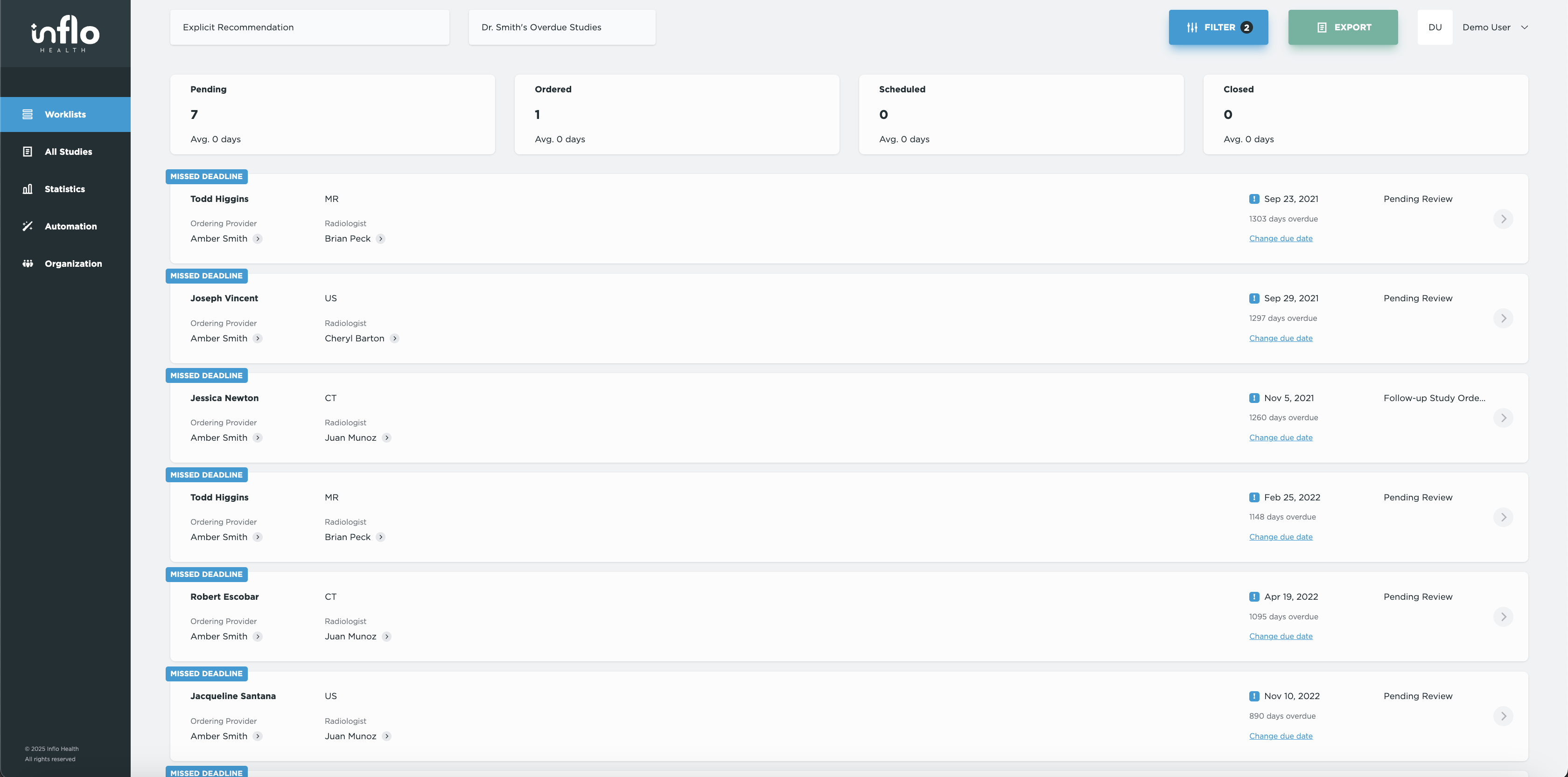 Solution page worklist